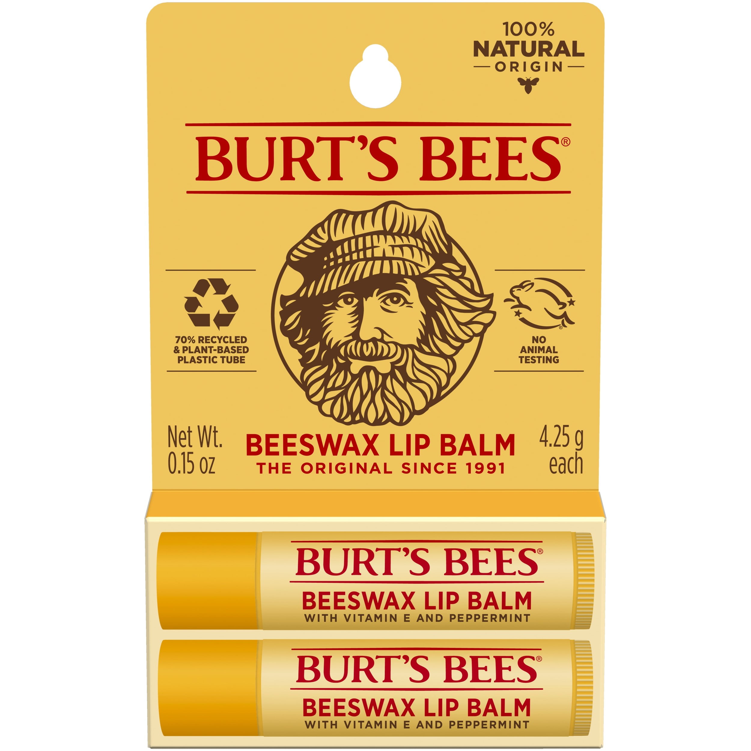 Burt's Bees 100% Natural Moisturizing Lip Balm