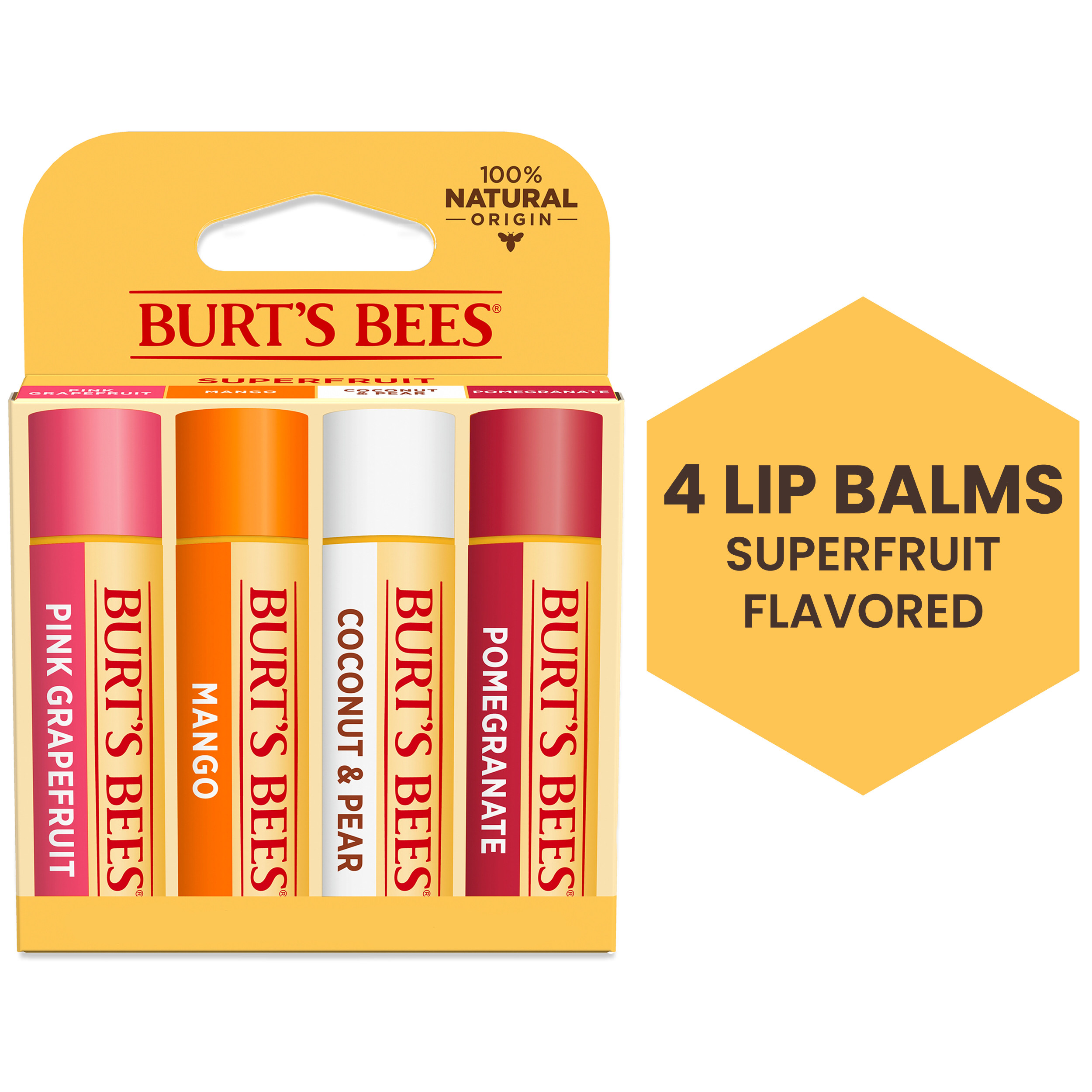 Burt's Bees Hydrating Lip Oil With Passion Fruit Oil, 0.27 oz