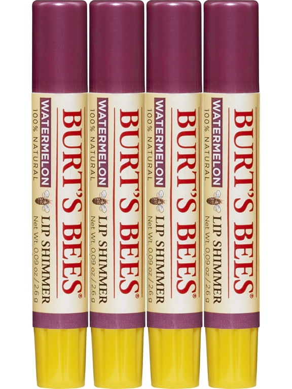 100% Natural Moisturizing Lip Shimmer, Watermelon - 1 Tube
