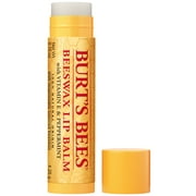 Burts Bees 100% Natural Origin Moisturizing Lip Balm, Beeswax,1 Tube