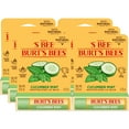 thumbnail image 1 of Burt's Bees 100% Natural Origin Moisturizing Lip Balm, Cucumber Mint with Beeswax, Pack of 6, 1 of 10