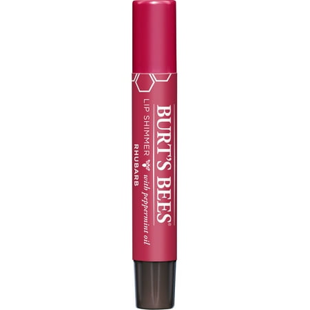 Burts Bees Lip Shimmer Rhubarb; 1 Tube, 0.09 Oz.