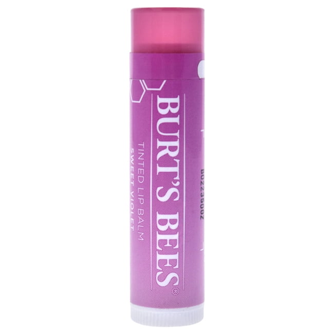 Burt's Bees 100 Natural Tinted Lip Balm, Sweet Violet with Shea Butter