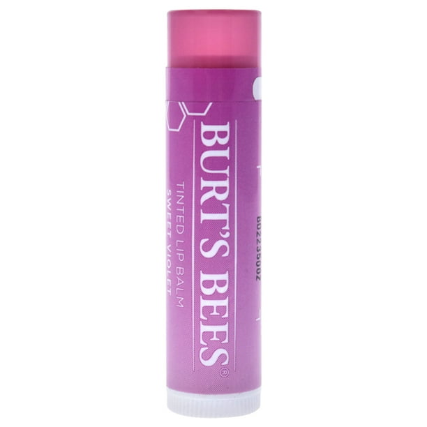 Burt's Bees 100 Natural Tinted Lip Balm, Sweet Violet with Shea Butter
