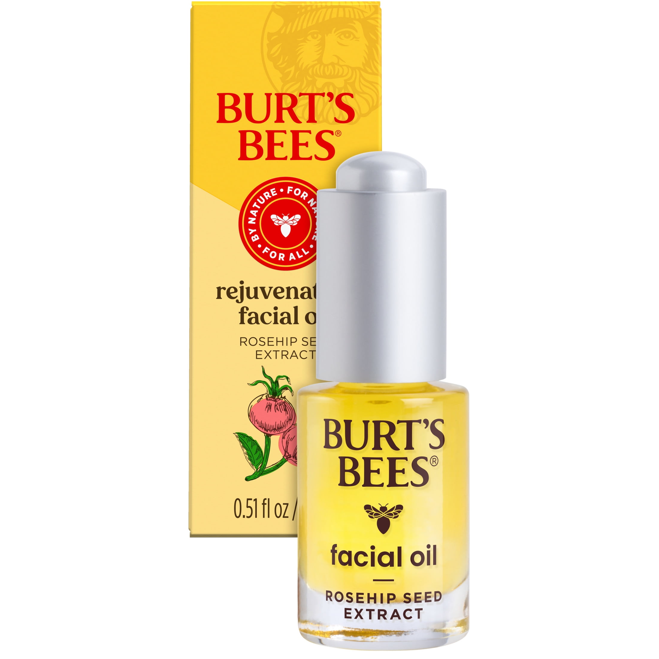 Burt's Bees Facial Oil, 0.51 fl. oz. Bottle