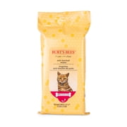 Burt's Bees Anti-Hairball Cat Wipes, Formulated without Sulfates and Parabens, 50 Ct