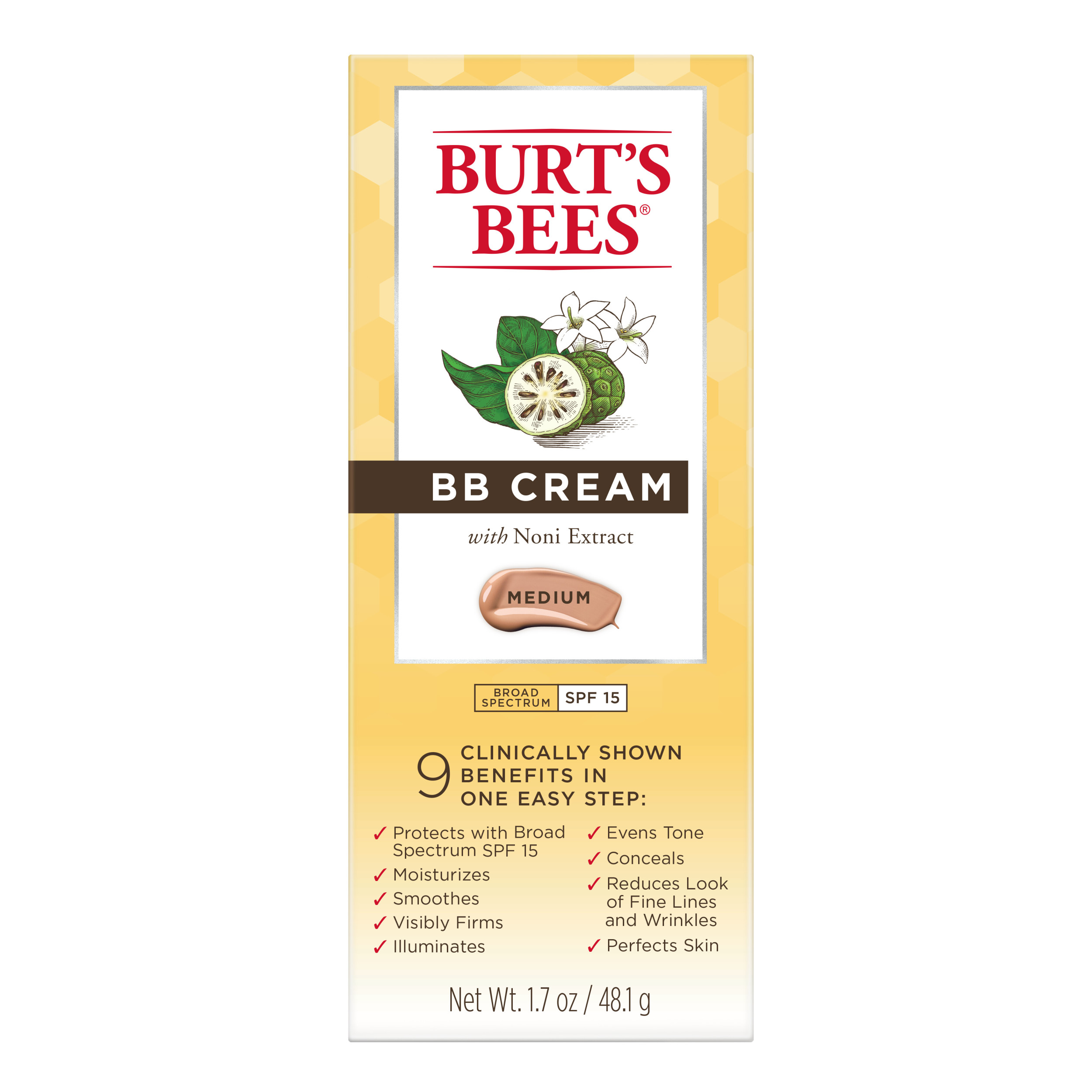 Burt's Bees BB Cream, SPF 15, Medium, 1.7 oz - image 1 of 8