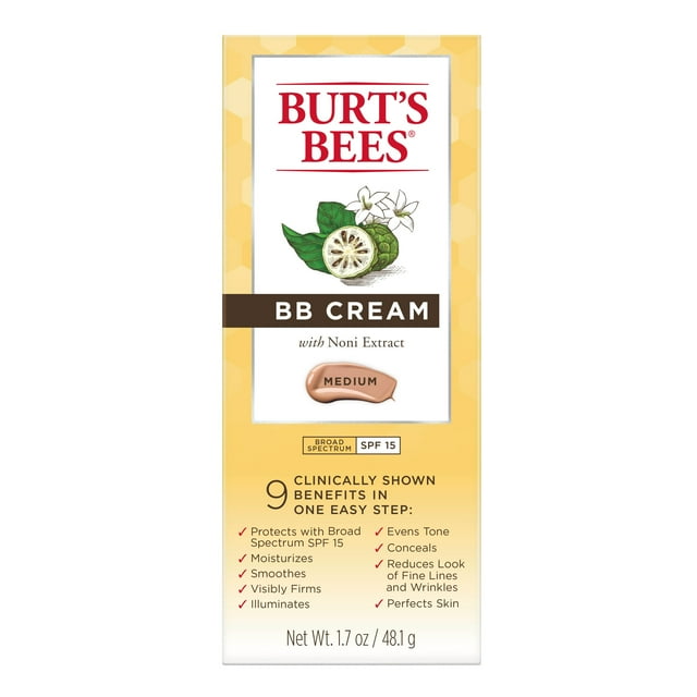 Burt's Bees BB Cream, SPF 15, Medium, 1.7 oz