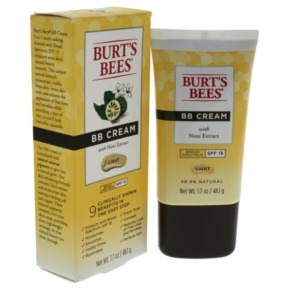 Burt's Bees BB Cream with SPF 15, Light / Medium, 1.7 Oz
