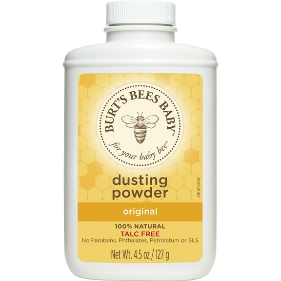 Burt's Bees Baby 100% Natural Dusting Powder, Talc-Free Baby Powder - 4.5 oz Bottle