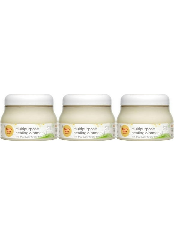 Burt's Bees Baby 100% Natural Origin Multipurpose Healing Ointment - 7.5 Ounce Jars - Pack of 3