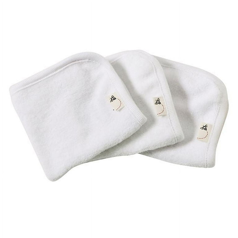Organic Cotton Face Cloths - 3 pk - Aquatic Organic Cotton Face Cloths - 3 pk - Aquatic
