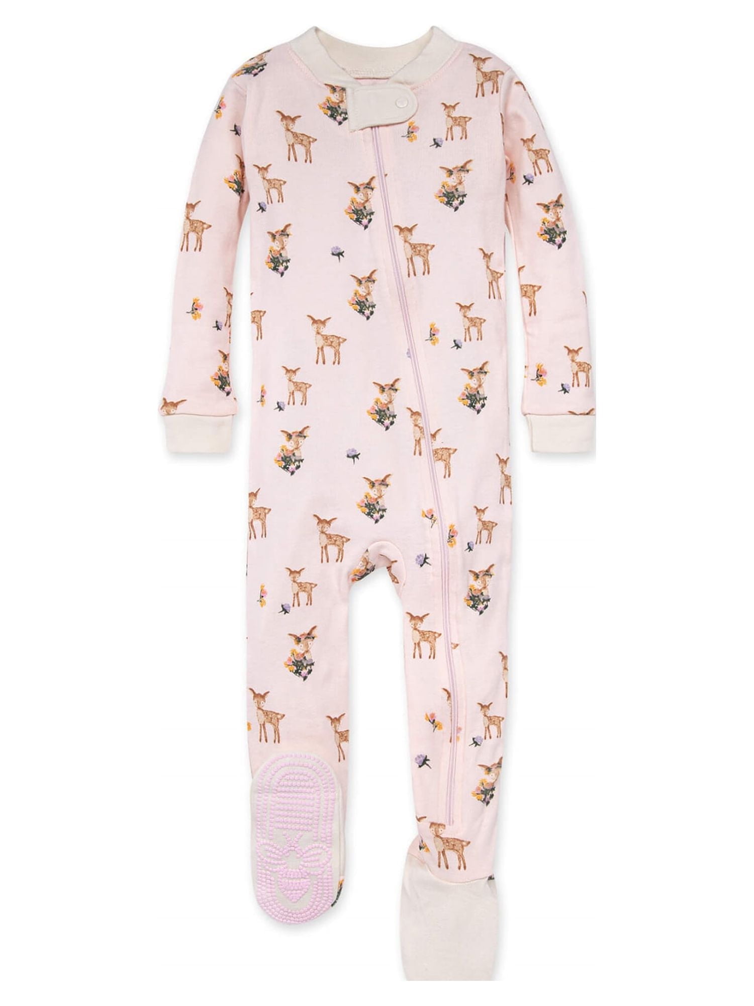 Baby girl zipper pajamas sale