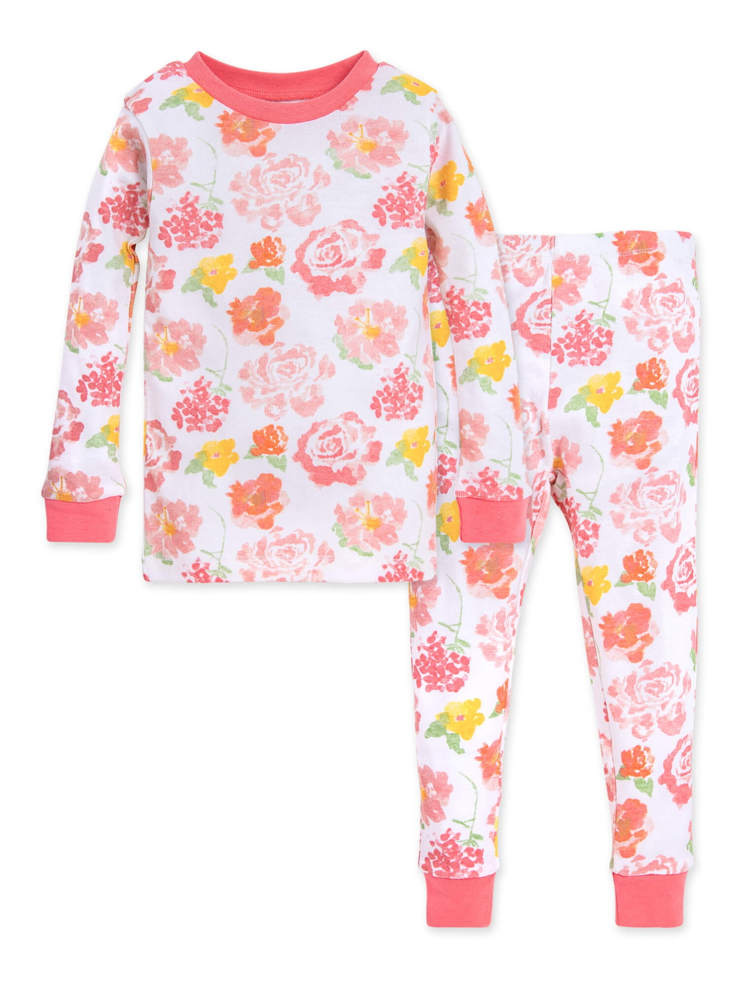 Burt's Bees Baby Baby Girl & Toddler Girl Pajamas Snug Fit Organic