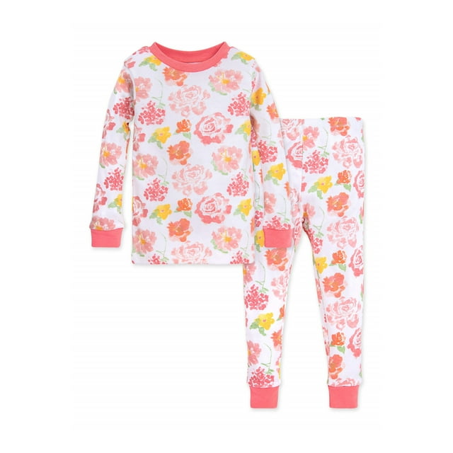Burt's Bees Baby Baby Girl & Toddler Girl Pajamas Snug Fit Organic