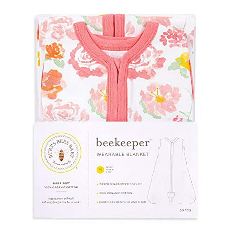 Burt s Bees Baby Beekeeper Wearable Blanket 100 Organic Cotton Swaddle Transition Sleeping Bag