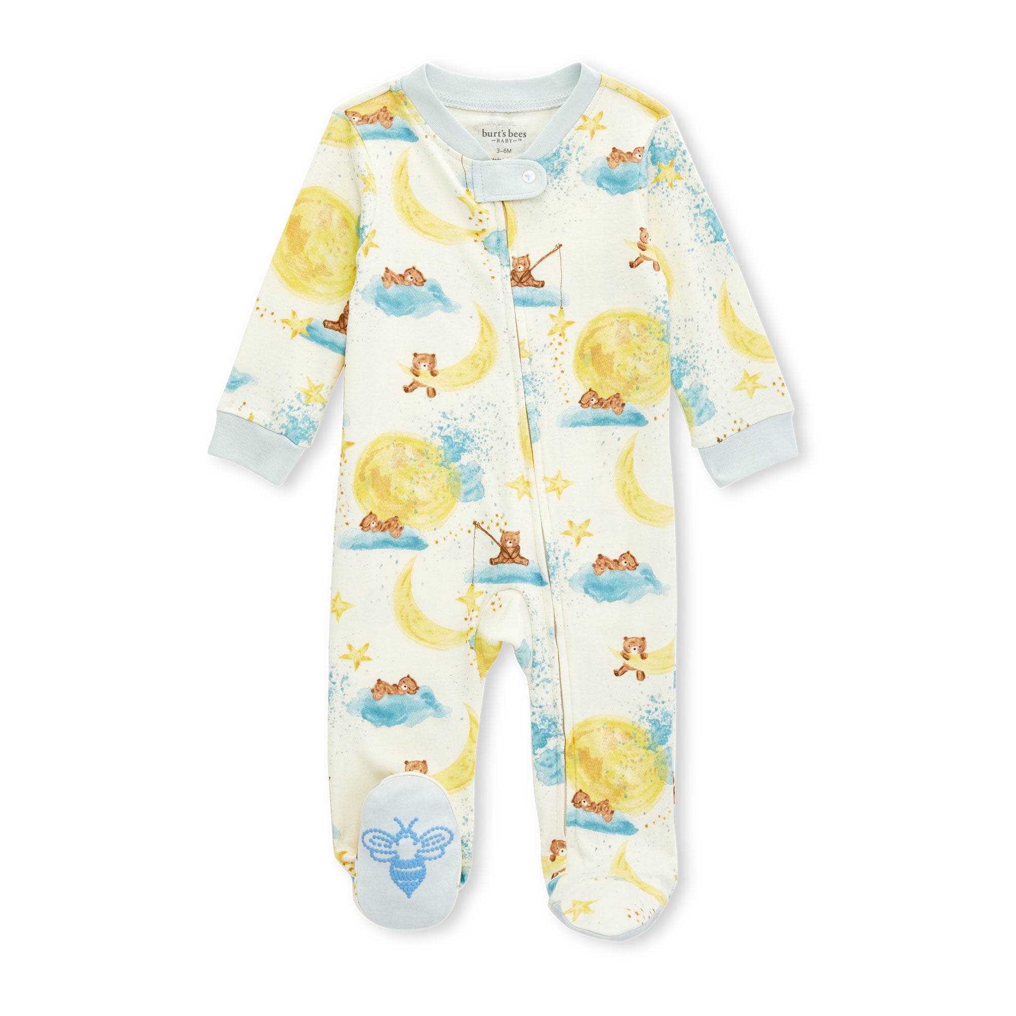 Burt's Bees Baby Boy Organic Cotton Sweet Dreams Little Bear Sleep N