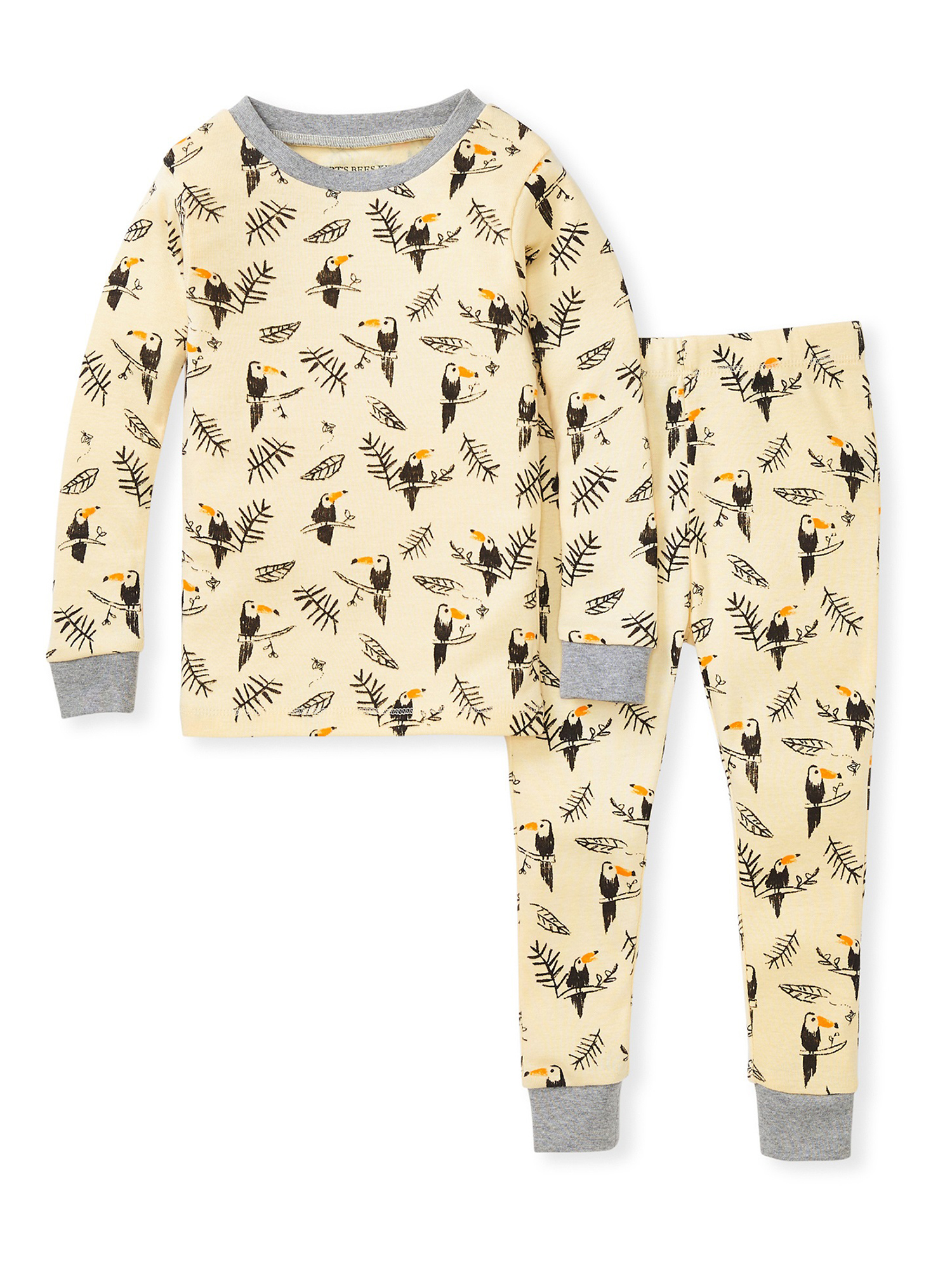 Burt's Bees Baby Boy & Toddler Boy Long Sleeve Snug Fit Organic Cotton