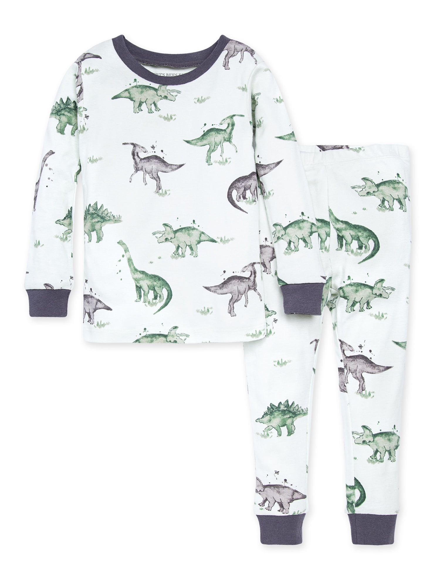 Burt's Bees Baby Boy & Toddler Boy Long Sleeve Snug Fit Organic Cotton