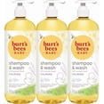 thumbnail image 1 of Burt's Bees Baby Calming Shampoo and Wash with Lavender, Tear-Free, Pediatrician Tested, 98.7% Natural Origin, 21 Fluid Ounces, Pack of 3, 1 of 11