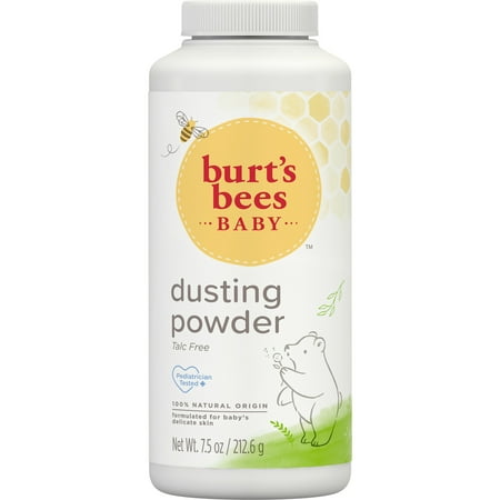 Burt's Bees Baby Dusting Powder, 100% Natural Origin, Talc-Free, Pediatrician Tested, 7.5 Ounces