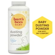 Burts Bees Baby Dusting Powder, 100% Natural Origin, Talc-Free, Pediatrician Tested, 7.5 Ounces