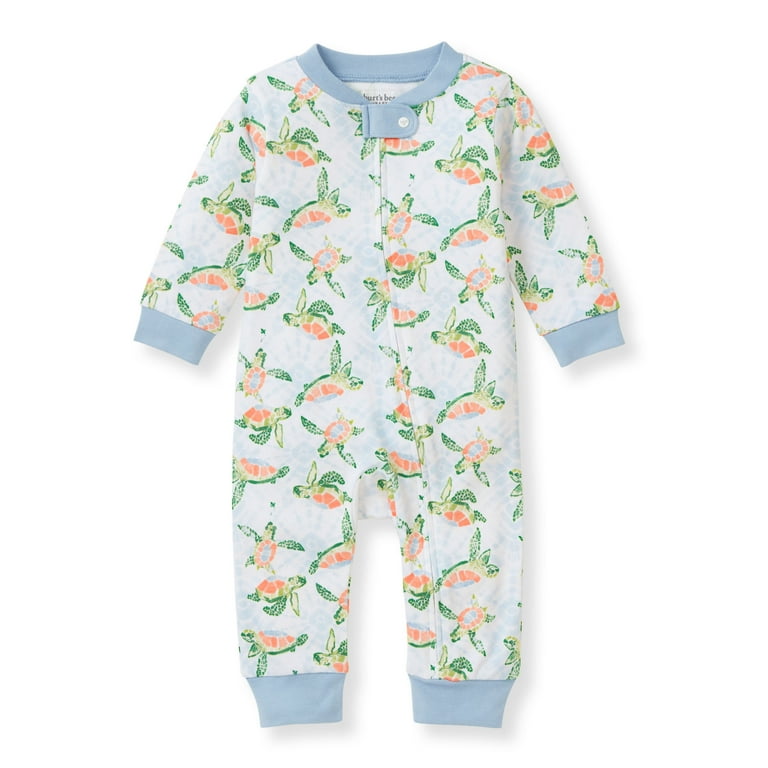 Organic Cotton One Piece Printed Pajama Off White Tools Organic Cotton One Piece Printed Pajama Off White Tools