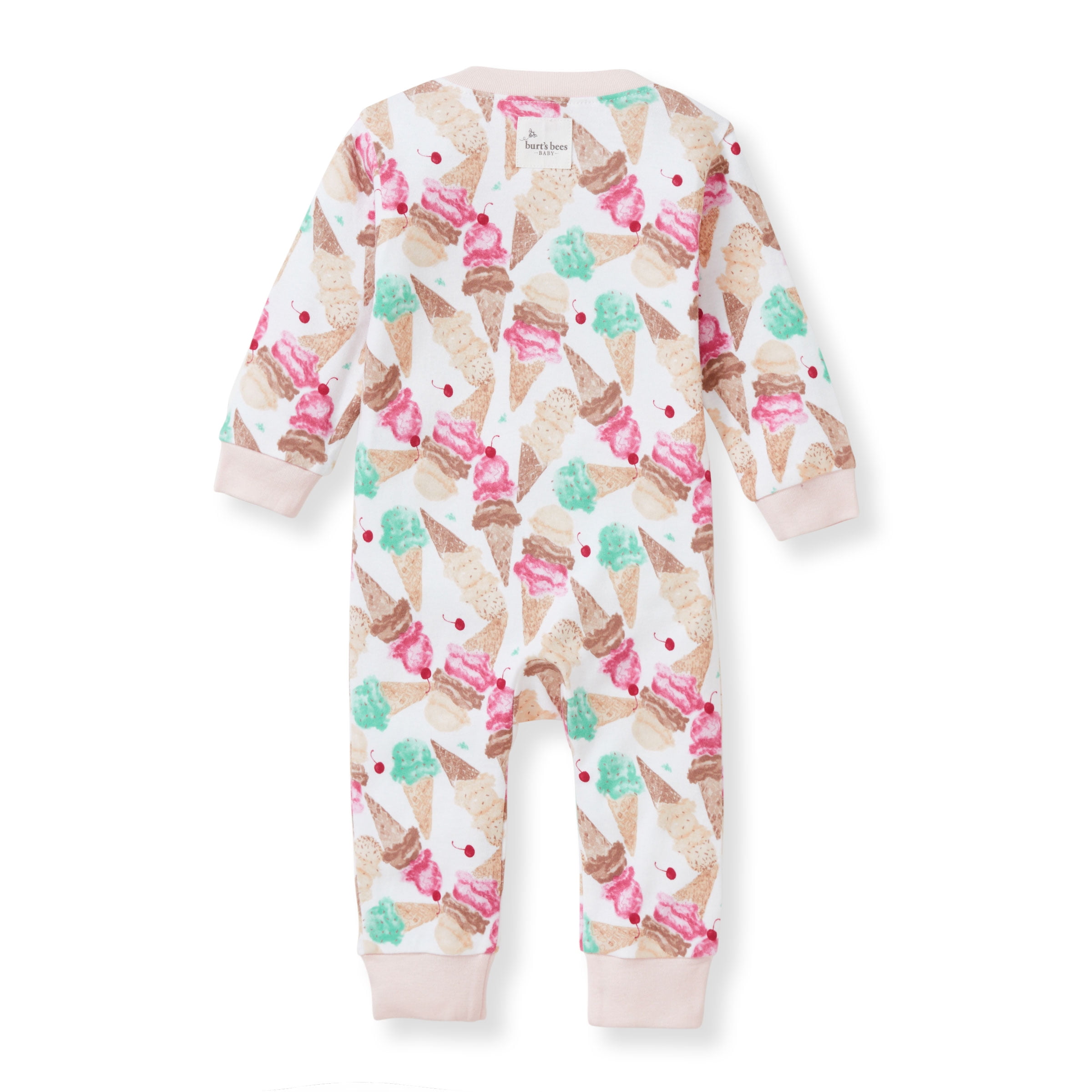 Burt s Bees Baby Organic Cotton Baby Girl One Piece Sleep N Play Sizes Newborn 6 9 Months Walmart