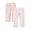 thumbnail image 1 of Burt's Bees Baby Girl Organic Pants, 2-pack, 1 of 1