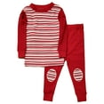 thumbnail image 1 of Burt's Bees Baby Infant Boys Red Organic Cotton Pajama Sleep Set Size 0-3 Months, 1 of 3