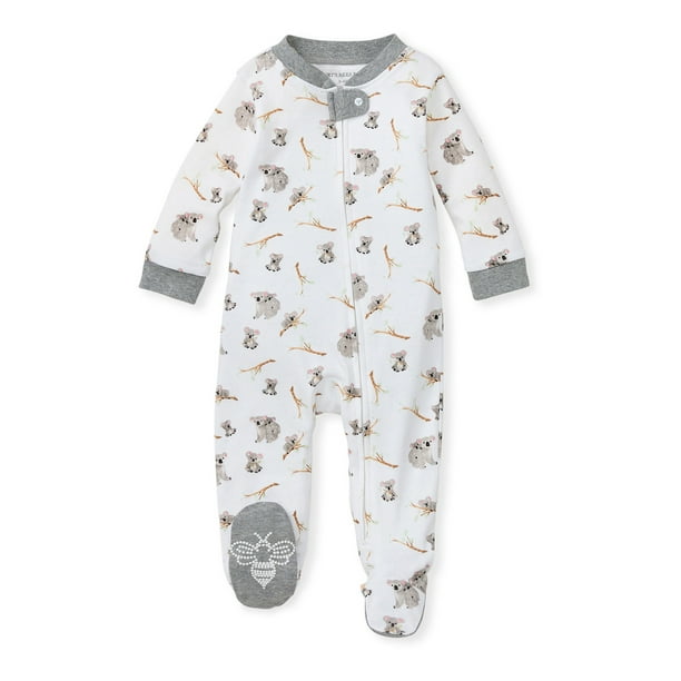 Burt's Bees Baby Newborn Baby Boy Organic Cotton Sleep 'N Play Footed