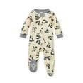 Burt's Bees Baby Newborn Baby Boy Organic Cotton Sleep 'N Play Footed Pajamas