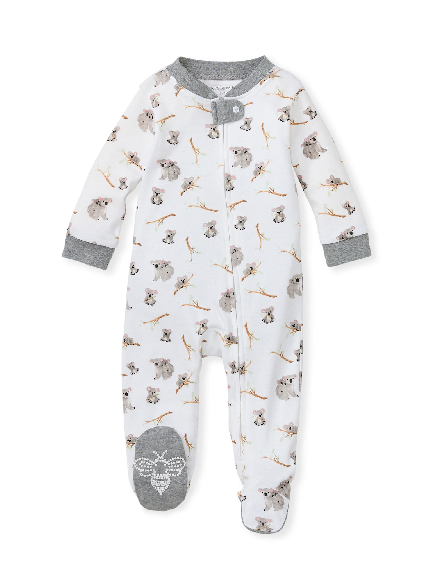Burt's Bees Baby Newborn Baby Boy Organic Cotton Sleep 'N Play Footed
