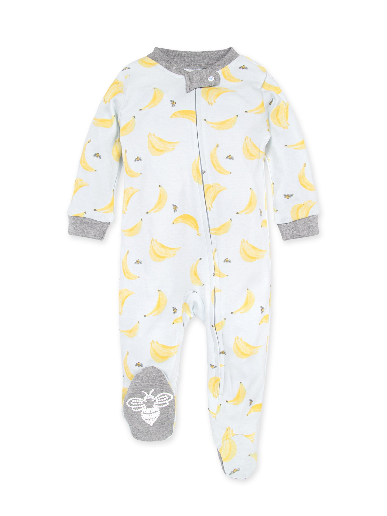 Burt's Bees Baby Newborn Baby Boy Organic Cotton Sleep 'N Play Footed Pajamas