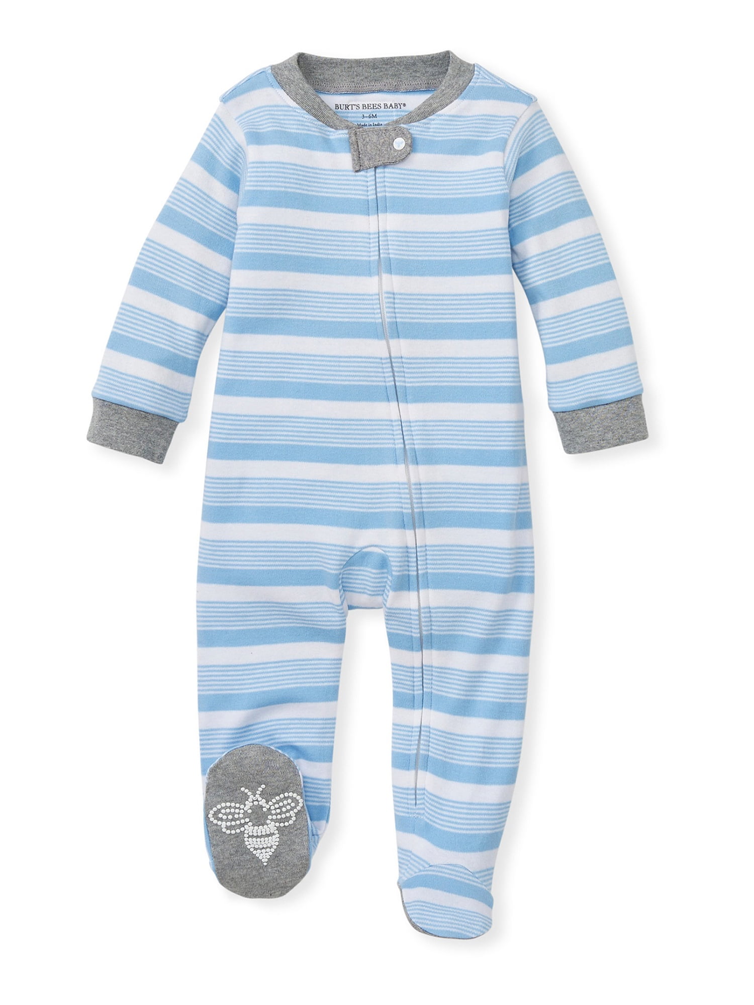 Burt's Bees Baby Newborn Baby Boy Organic Cotton Sleep 'N Play Footed