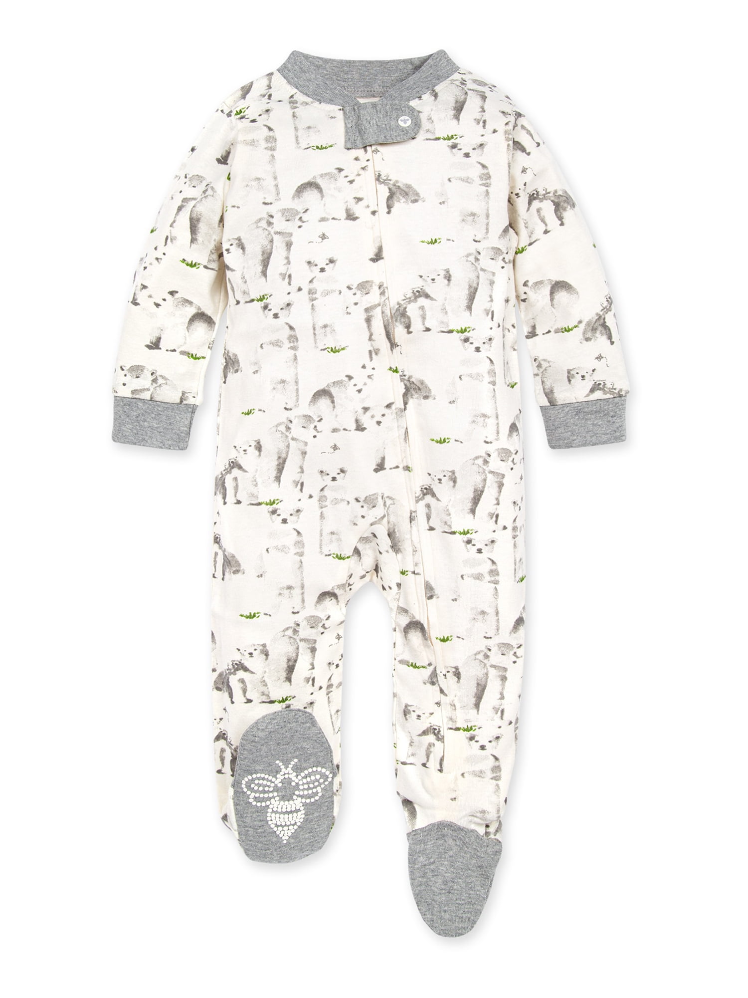 Burt's Bees Baby Newborn Baby Boy Organic Cotton Sleep 'N Play Pajamas