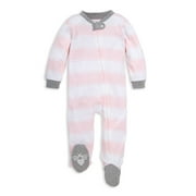 Burt's Bees Baby Newborn Baby Girl Organic Cotton Sleep 'N Play Footed Pajamas