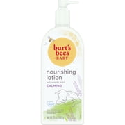 Burts Bees Baby Nourishing Lotion with Lavender, Calming Baby Lotion, Pediatrician Tested, 99.0% Natural Origin, 3 Pack, 12 Ounces Each