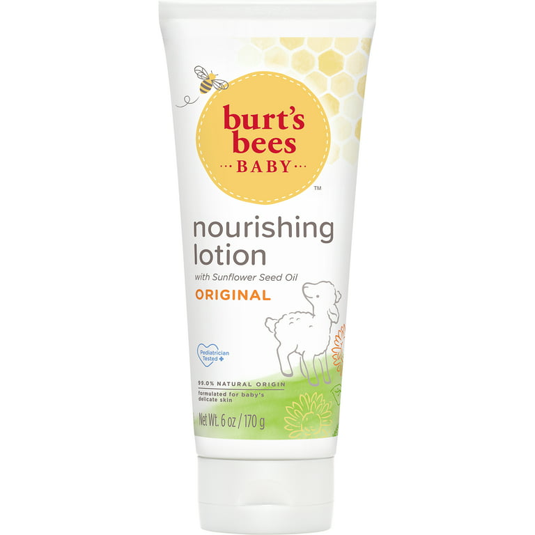 Ovenstående analysere Predictor Burt's Bees Baby Nourishing Lotion with Sunflower Seed Oil, Original Scent,  6 Ounces - Walmart.com