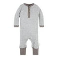 Burt's Bees Baby Organic Baby Boy Henley Jumpsuit Coverall