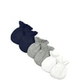 thumbnail image 1 of Burt's Bees Baby Organic Baby Boy Newborn Scratch Mittens, 3 Pack, 1 of 2