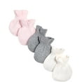 thumbnail image 1 of Burt's Bees Baby Organic Baby Girl Newborn Scratch Mittens, 3-Pack, 1 of 5