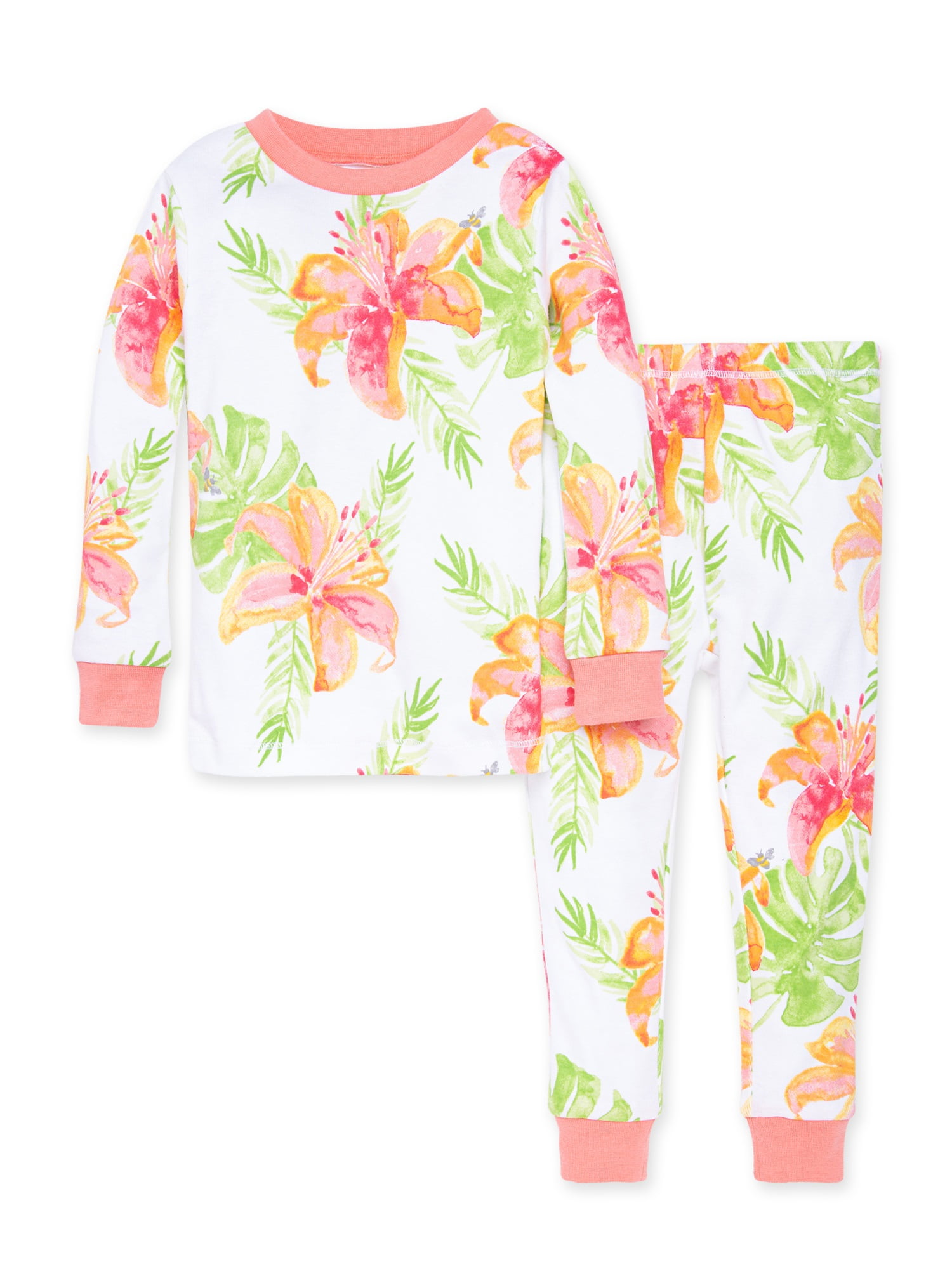 Burt's Bees Baby Organic Baby Girl & Toddler Girl Snug Fit Organic