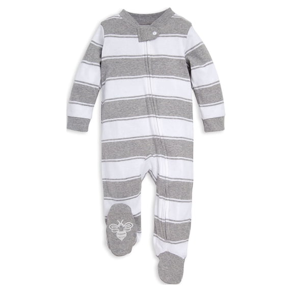 Burt's Bees Baby Organic Cotton Baby Boy One Piece Sleep 'N Play, Sizes Newborn-6/9 Months