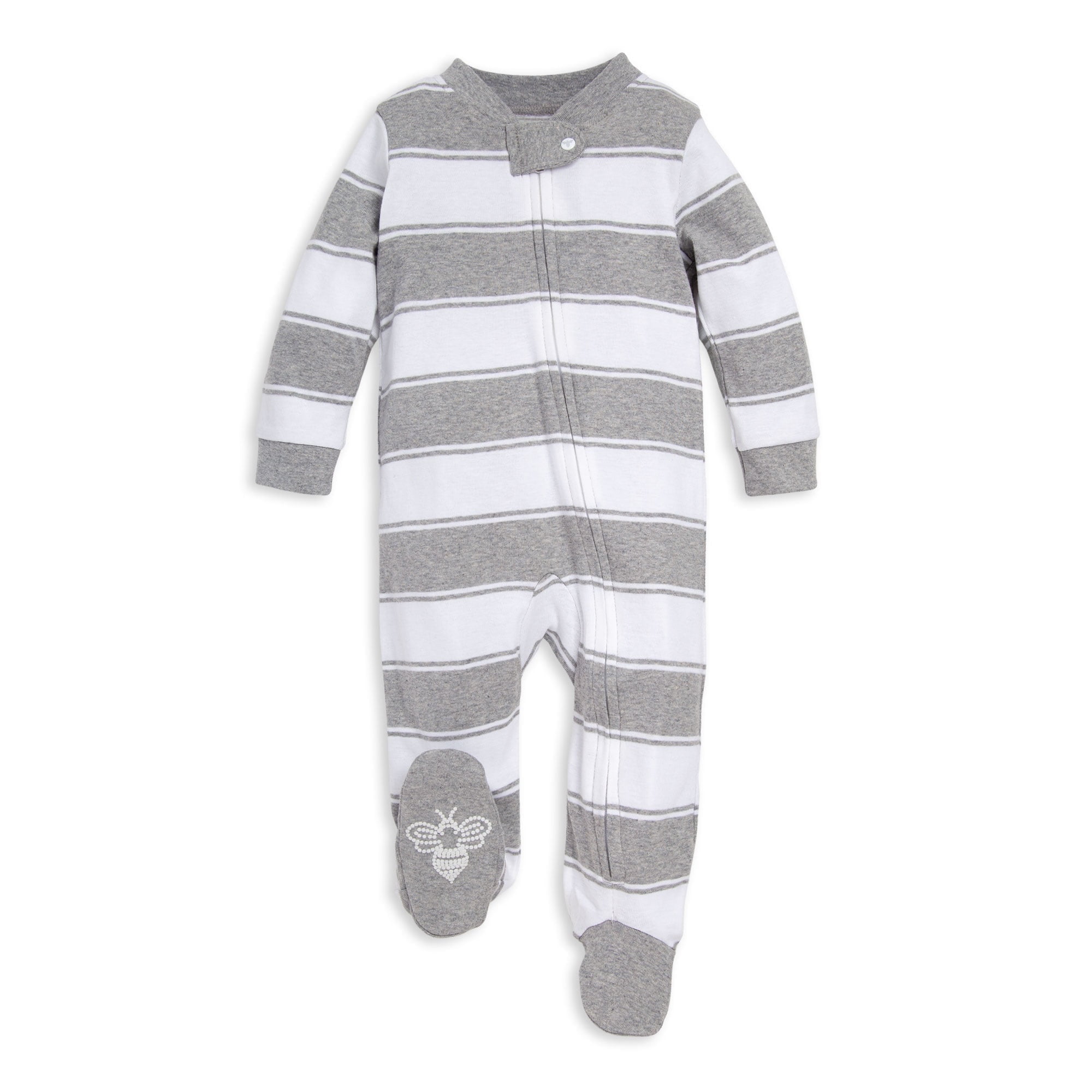 Burt's Bees Baby Organic Cotton Baby Boy One Piece Sleep 'N Play, Sizes Newborn-6/9 Months