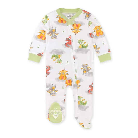 Burt's Bees Baby Organic Cotton Baby Boy One Piece Sleep 'N Play, Sizes Newborn-6/9 Months