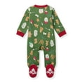 thumbnail image 1 of Burt's Bees Baby Organic Cotton Baby Holiday One Piece Footed Sleep 'N Play, Sizes Newborn-6/9 Months, 1 of 2