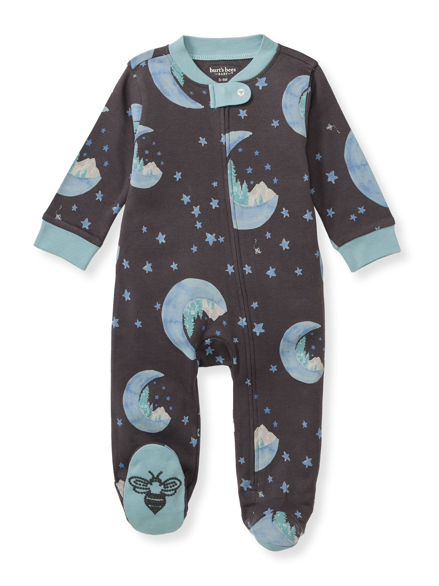 Burt's Bees Baby Organic Cotton Baby One Piece Footed Sleep 'N Play