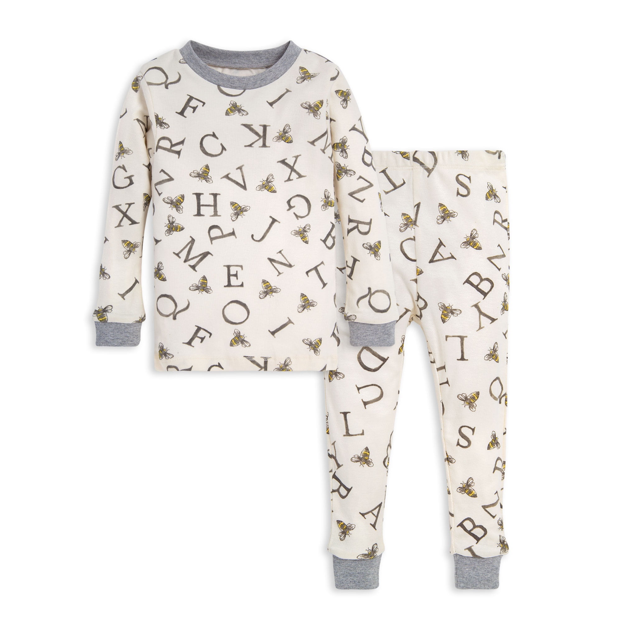Burt's Bees Baby Organic Cotton Baby & Toddler Boy Pajama Set, 2- Piece, Sizes 12 Months-5T