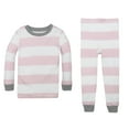 thumbnail image 1 of Burt's Bees Baby Organic Cotton Baby, Toddler & Girl Pajama Tee and Pant Set, Sizes 12 Months-7 Years, 1 of 7